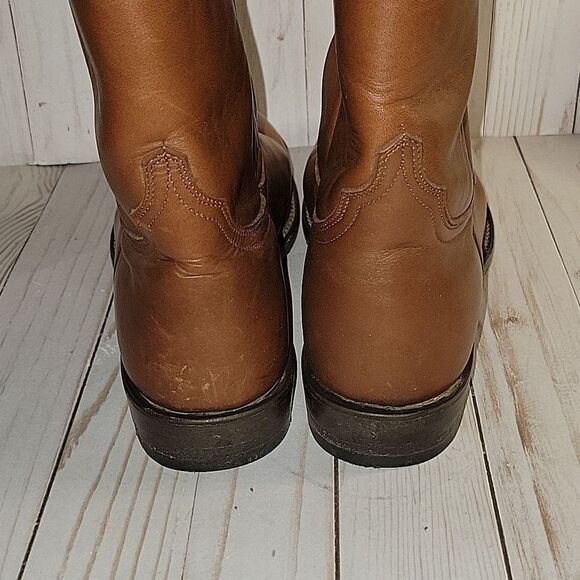 Atomic 79 Nutted Men's 9" Super Roper Calf Boots Waxy Retanned Leather Mens 11 D - Picture 7 of 14